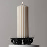Vela grande decorativa con aroma cítrico