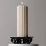 Vela grande decorativa con aroma cítrico