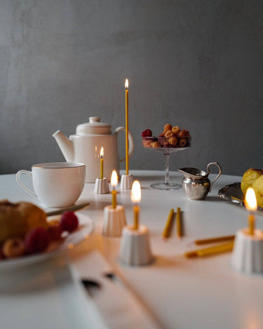 Velas de cumpleaños naturales para tartas
