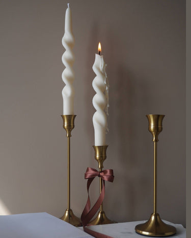Velas espiral de soja con aroma de almizcle y sándalo — vista 2