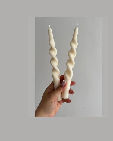 Velas espiral de soja con aroma de almizcle y sándalo — vista 3