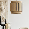 Lámpara colgante VINATA de algodón beige y negro – Nordal
