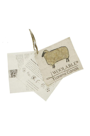 Vista ambiental de la alfombra lavable Tundra beige