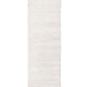 Alfombra de pasillo lavable Steppe blanca de 80 × 230 cm
